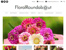 Tablet Screenshot of floralroundabout.co.uk